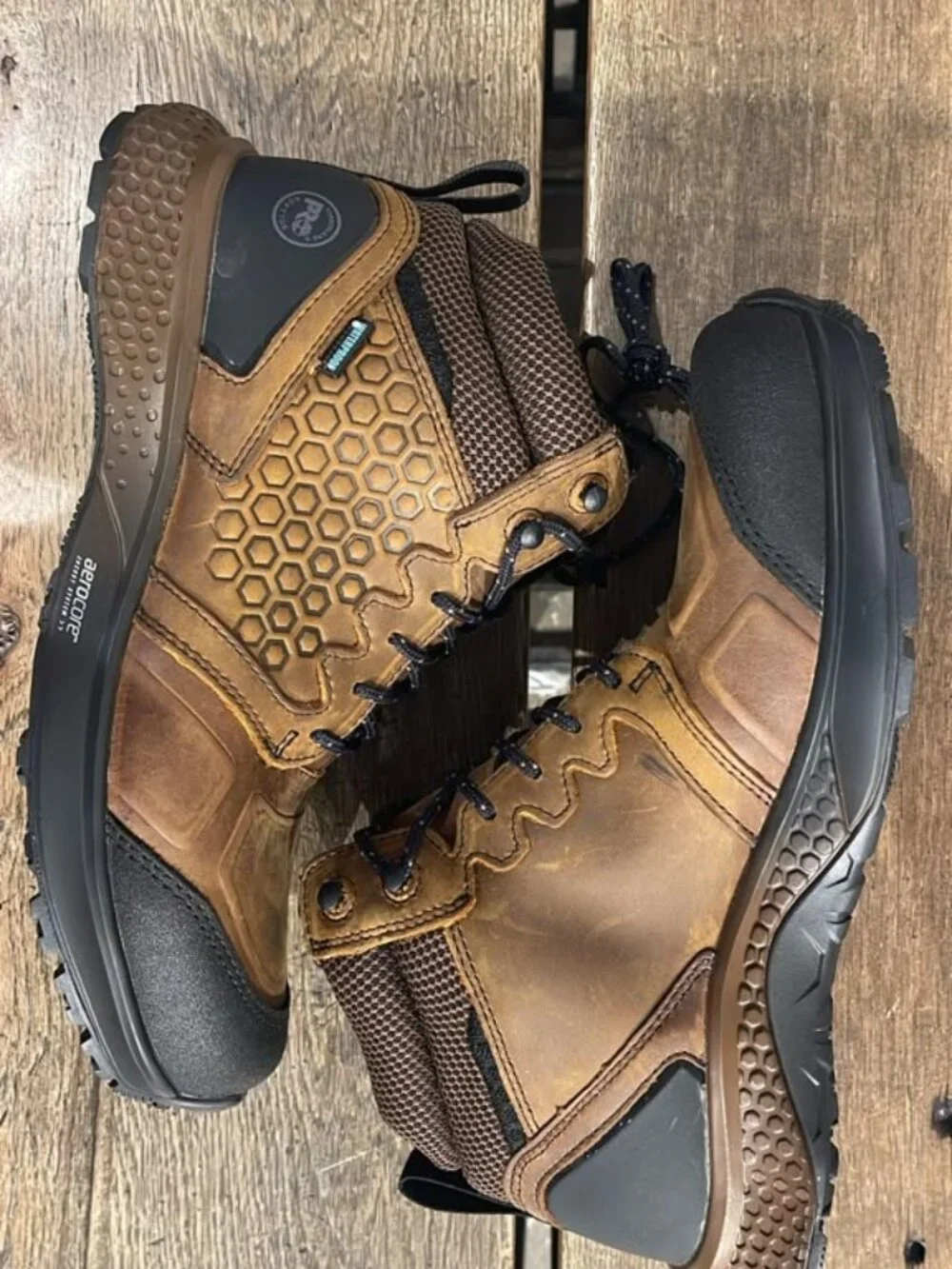 TIMBERLAND PRO MEN'S  REAXION WATERPROOF REAX  MD BROWN  1A27BG-EM4  ALL SIZES